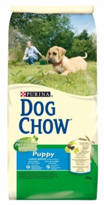 PURINA- DOG CHOW PUPPY LARGE BREED Dla szczeniąt ras dużych z KURCZAKIEM 15kg