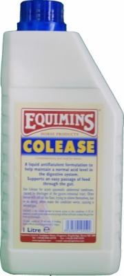 EQUIMINS Colease Colic Liquid - preparat w płynie zapobiegający występowaniu kolki u koni 1000 ml