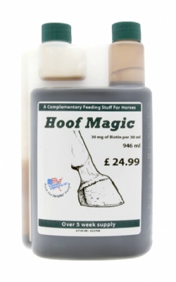 EQUINE AMERICA Hoof Magic - środek wzmacniający kopyta, skórę i sierść konia 946 ml