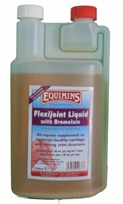 EQUIMINS Flexijoint Liquid with Bromelain - dodatek mineralno - witaminowy w płynie, wspomagający i regenerujący stawy z dodatkiem bromelainy 1000 ml