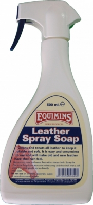 EQUIMINS Leather Spray Soap - mydło w sprayu do pielęgnacji wyrobów skórzanych 500 ml