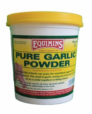 EQUIMINS Pure Garlic Powder - czosnek dla koni w proszku 500 g