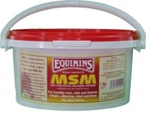 EQUIMINS MSM (Methyl Sulphonyl Methane) - dodatek paszowy wspomagający układ kostno ? stawowy 1 kg