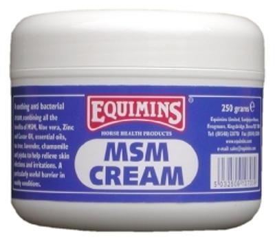 EQUIMINS MSM Cream - krem z MSM, działa regenerująco na skórę 250 g