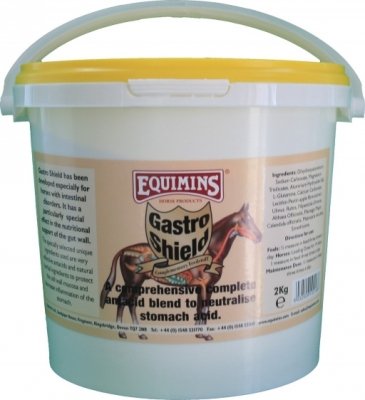 EQUIMINS Gastro Shield - dodatek paszowy wspomagający układ trawienny, zapobiegający wrzodom żołądka 2 kg