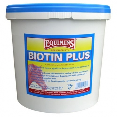 EQUIMINS Biotin Plus - wzmocniona biotyna dla koni 1 kg