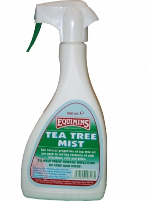 EQUIMINS Tea Tree Mist Trigger Spray - spray z wyciągiem z drzewa herbacianego zwalczający infekcje skórne 500 ml